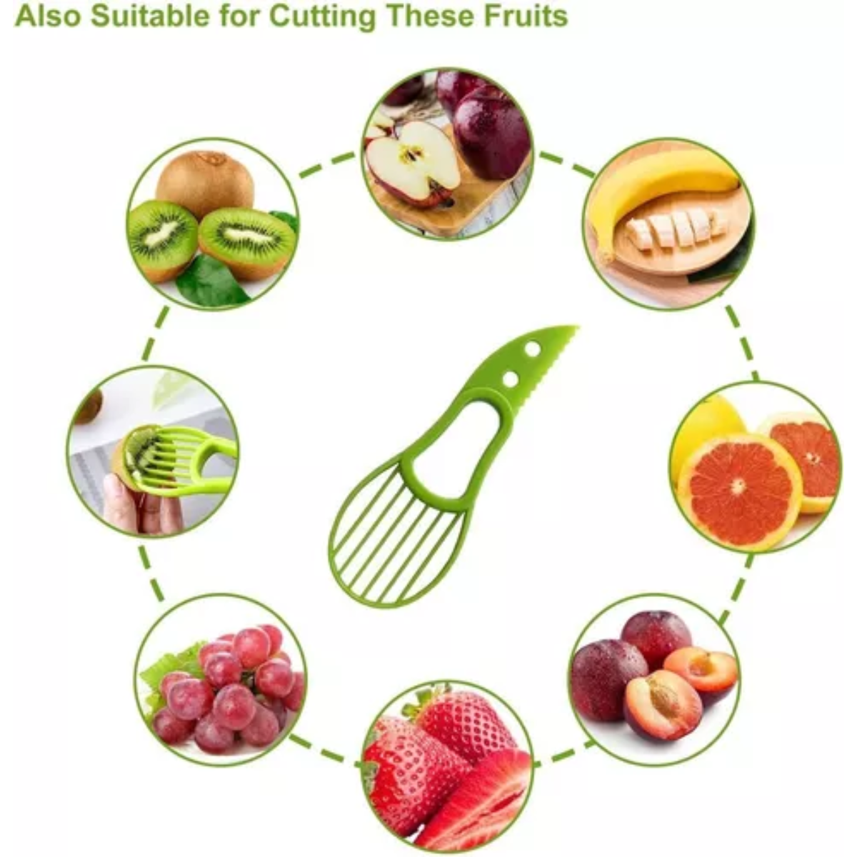 Miniatura 5 de Rebanador de aguacate 4139-5